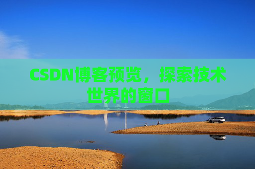 CSDN博客预览,探索技术世界的窗口